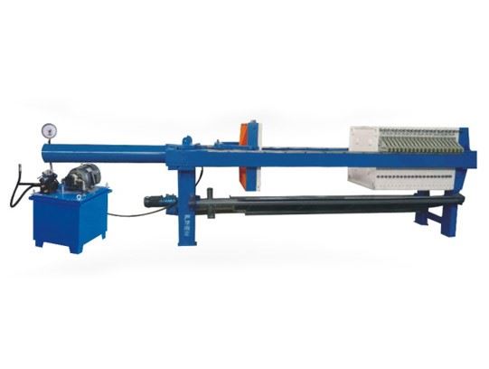 一次拉開自動翻板壓濾機